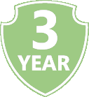 3 year guarantee